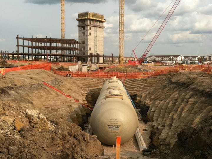 Sanford Health Tank Installation